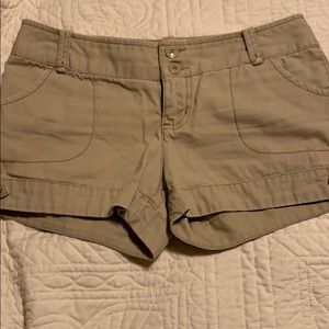 Mossimo Khaki shorts size one.